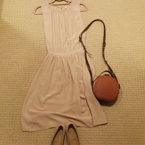 Open Back Silk Dress